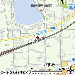 香川県高松市国分寺町新居327-1周辺の地図