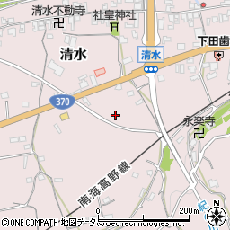 和歌山県橋本市清水515周辺の地図
