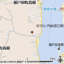 広島県尾道市瀬戸田町高根1036周辺の地図
