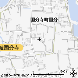 香川県高松市国分寺町国分2317-8周辺の地図