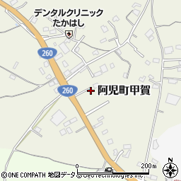 三重県志摩市阿児町甲賀4067-6周辺の地図