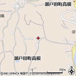 広島県尾道市瀬戸田町高根1201-1周辺の地図