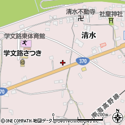 和歌山県橋本市清水397周辺の地図