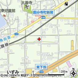 香川県高松市国分寺町新居251周辺の地図