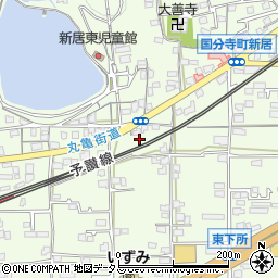 香川県高松市国分寺町新居269周辺の地図