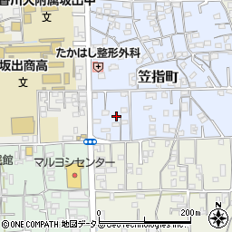 香川県坂出市笠指町3周辺の地図
