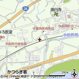 和歌山県伊都郡かつらぎ町中飯降1210周辺の地図