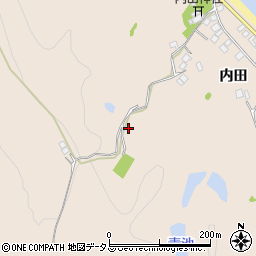 兵庫県洲本市由良町内田周辺の地図
