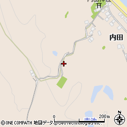 兵庫県洲本市由良町（内田）周辺の地図