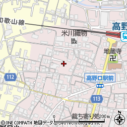 和歌山県橋本市高野口町名倉897周辺の地図