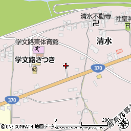 和歌山県橋本市清水394周辺の地図