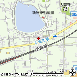 香川県高松市国分寺町新居332周辺の地図