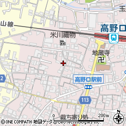 和歌山県橋本市高野口町名倉893周辺の地図