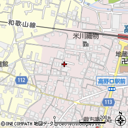 和歌山県橋本市高野口町名倉895-4周辺の地図
