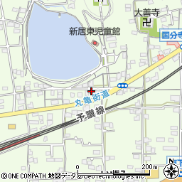 香川県高松市国分寺町新居330-2周辺の地図