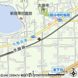 香川県高松市国分寺町新居266周辺の地図