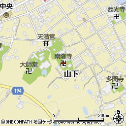 南隆寺周辺の地図