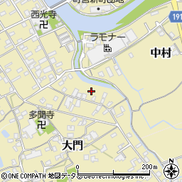 香川県綾歌郡宇多津町大門1071-3周辺の地図