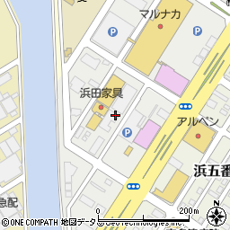 香川県綾歌郡宇多津町浜二番丁周辺の地図