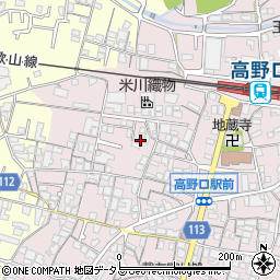 和歌山県橋本市高野口町名倉890周辺の地図