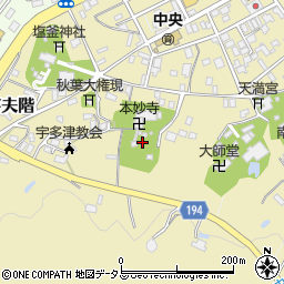 香川県綾歌郡宇多津町西町周辺の地図