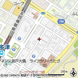 香川県綾歌郡宇多津町浜六番丁周辺の地図