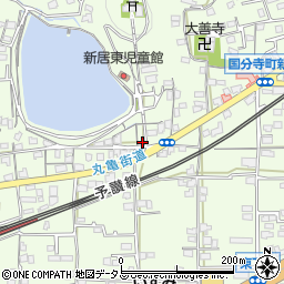 香川県高松市国分寺町新居3341-7周辺の地図