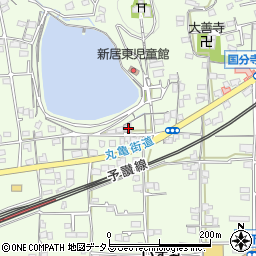 香川県高松市国分寺町新居3341-1周辺の地図