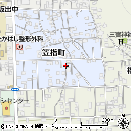 香川県坂出市笠指町4周辺の地図