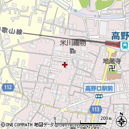 和歌山県橋本市高野口町名倉885-5周辺の地図