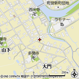 香川県綾歌郡宇多津町大門1058周辺の地図