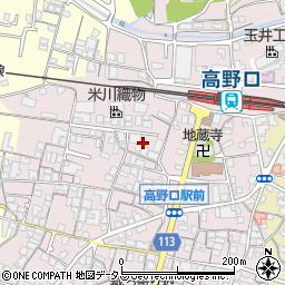 和歌山県橋本市高野口町名倉935周辺の地図
