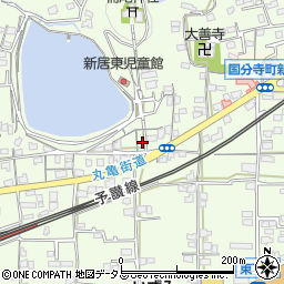 香川県高松市国分寺町新居3341周辺の地図