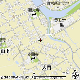 香川県綾歌郡宇多津町大門1057周辺の地図