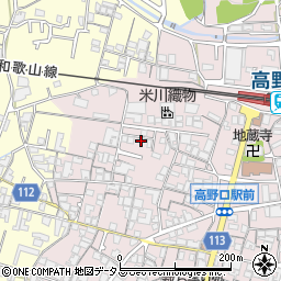 和歌山県橋本市高野口町名倉885-4周辺の地図