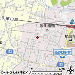 和歌山県橋本市高野口町名倉885-2周辺の地図