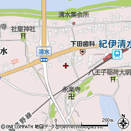 和歌山県橋本市清水534周辺の地図