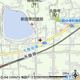 香川県高松市国分寺町新居3346周辺の地図