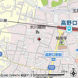 和歌山県橋本市高野口町名倉891周辺の地図