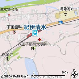 和歌山県橋本市清水556周辺の地図