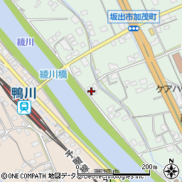 香川県坂出市加茂町甲2周辺の地図
