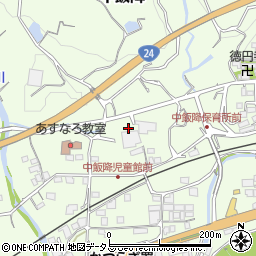 和歌山県伊都郡かつらぎ町中飯降1243周辺の地図