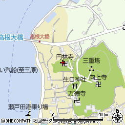 圓林寺周辺の地図
