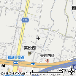 香川県高松市檀紙町1450-7周辺の地図