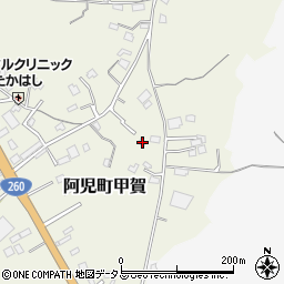 三重県志摩市阿児町甲賀3928-4周辺の地図