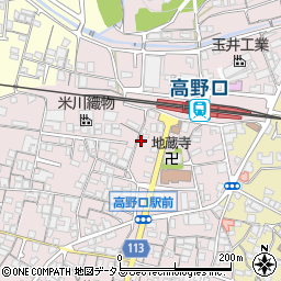 和歌山県橋本市高野口町名倉994周辺の地図