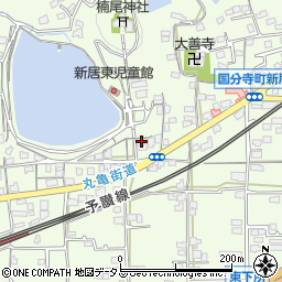 香川県高松市国分寺町新居3347周辺の地図