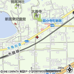 香川県高松市国分寺町新居263周辺の地図