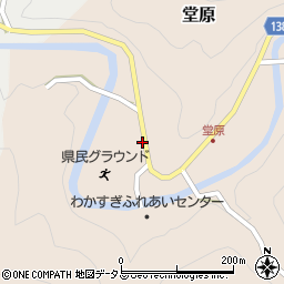 奈良県吉野郡黒滝村堂原363周辺の地図