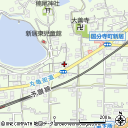 香川県高松市国分寺町新居3352周辺の地図